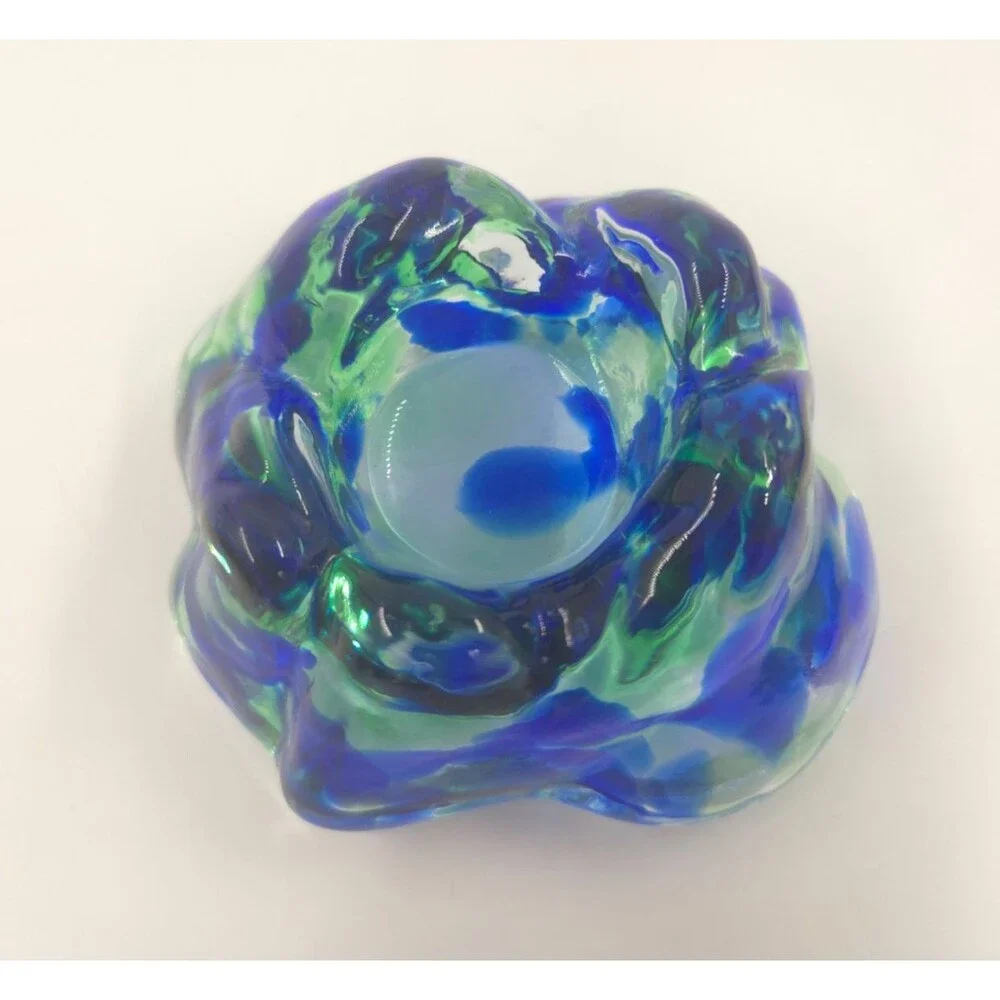 Sea of Sweden Recycled Glass By Renate Stock Blue Pink Swirl Sticker